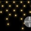 diLED světelný déšť – 180 LED, teple bílý, bez trafa