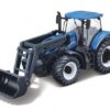 Traktor Bburago s nakladače Fendt 1050 Vario/New Holland kov/plast 16cm 2 druhy v krabičce 21x11x8cm