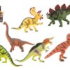 Dinosaurus 25-32cm plast 6 druhů 6 ks v boxu