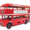 Autobus Routemaster Bus RM 5 "Double Decker" kov 1:36 v krabici 25x13x8cm Kovap